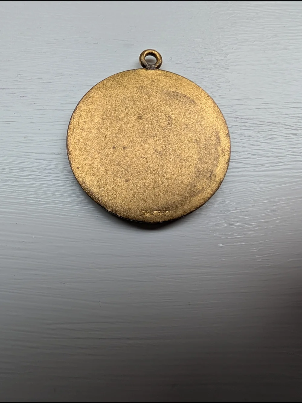 Sigma Chi 75th Anniversary Brass Medal - Oxford Ohio 1930